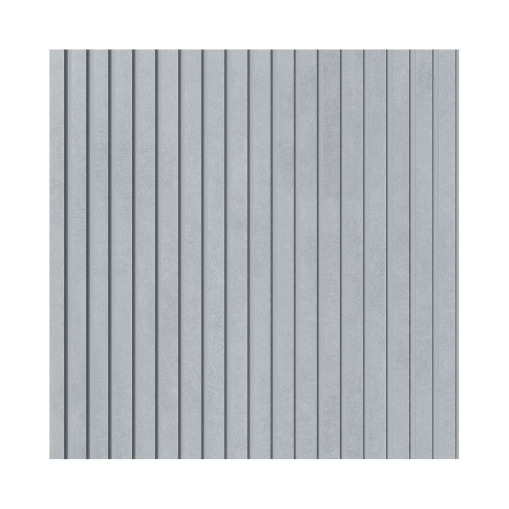 Painel Ripado Eva Laminado Autocolante 10Cm Urban Branco 10M