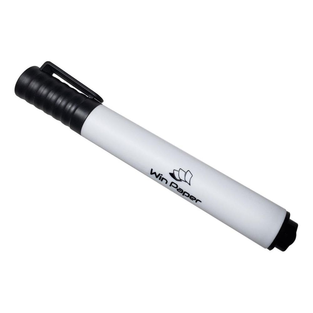 Marcador Caneta Quadro Branco White Board Preto