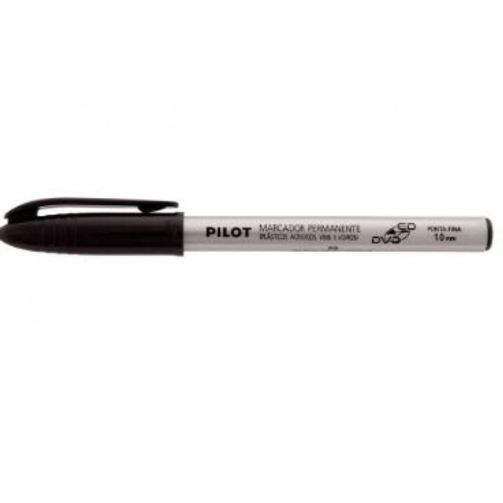 Marcador Permanente 1,0Mm Cd/Dvd Preto - 1430008Cx012Pr