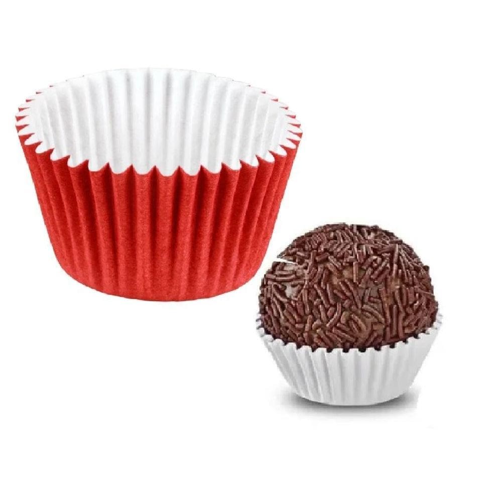 Forminha Forma Papel Docinho N6 Vermelho C/10.000 10Pct