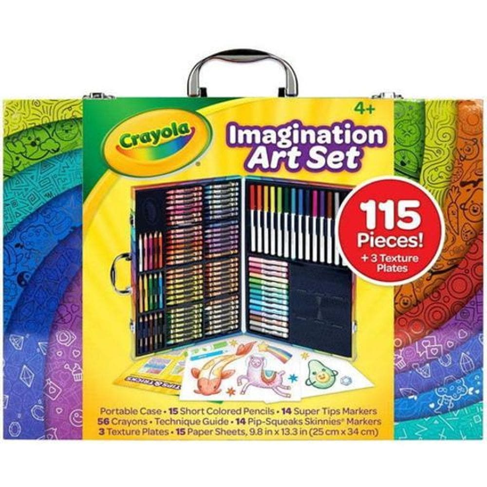 Maleta Arte Colorir Crayola Imagination Art Set 115 Peças