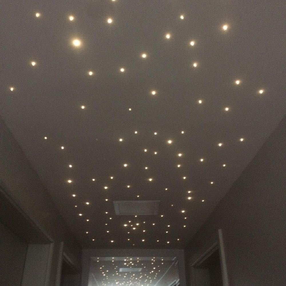 Noite Estrelada Fibra Otica Efeito Estrelado Branco 50 Mix