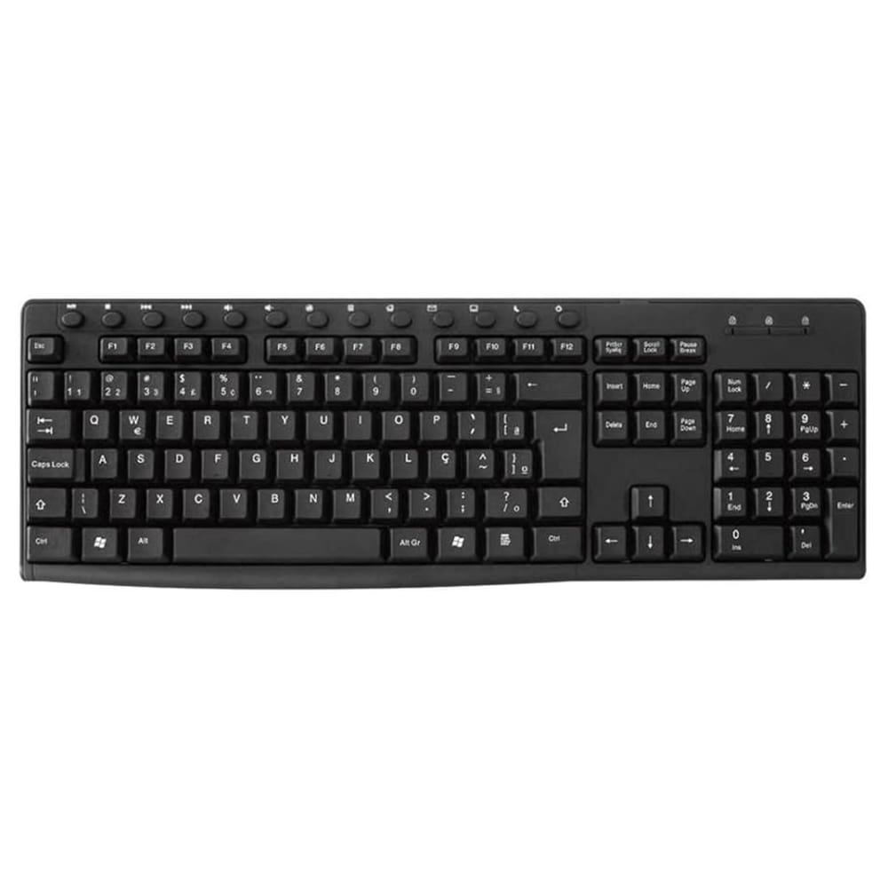 Teclado Multimídia BPC-8260 com Filtro Antirruído