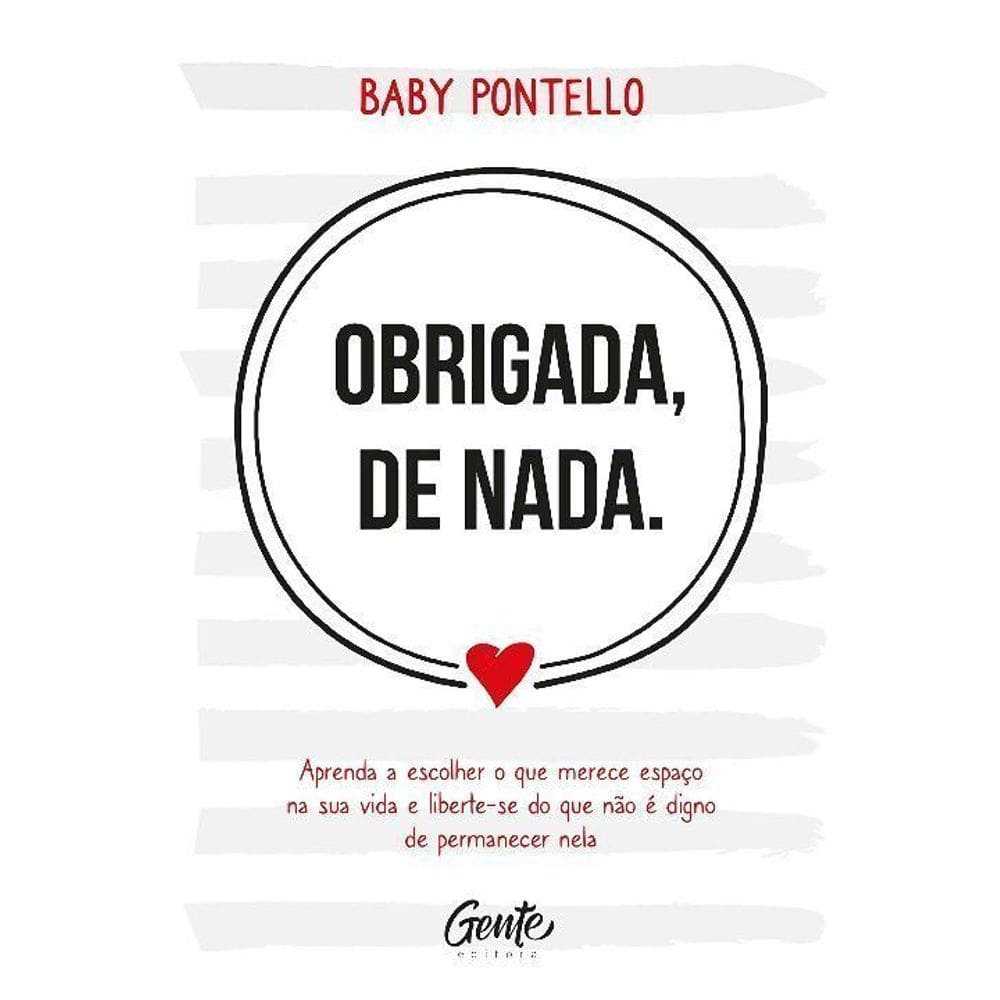 Obrigada, de nada