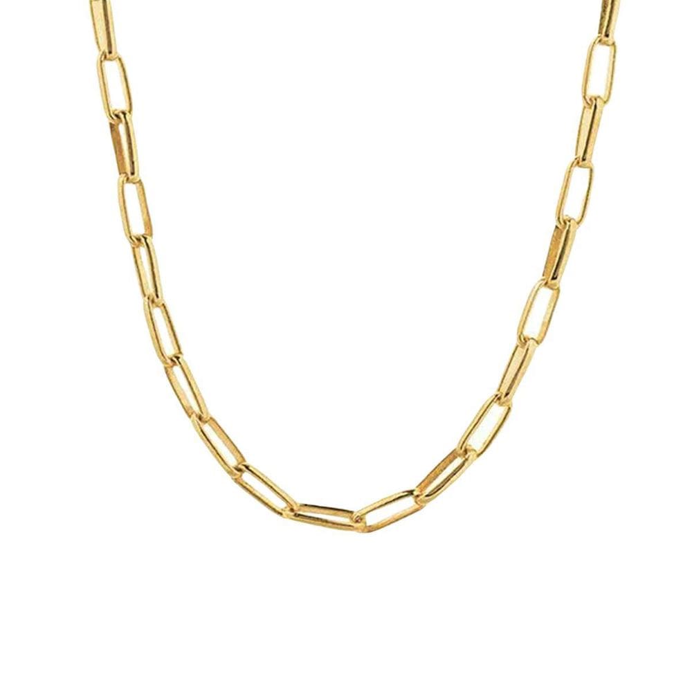 Cordão Corrente Cartier 3Mm 45Cm Banhado A Ouro 18K