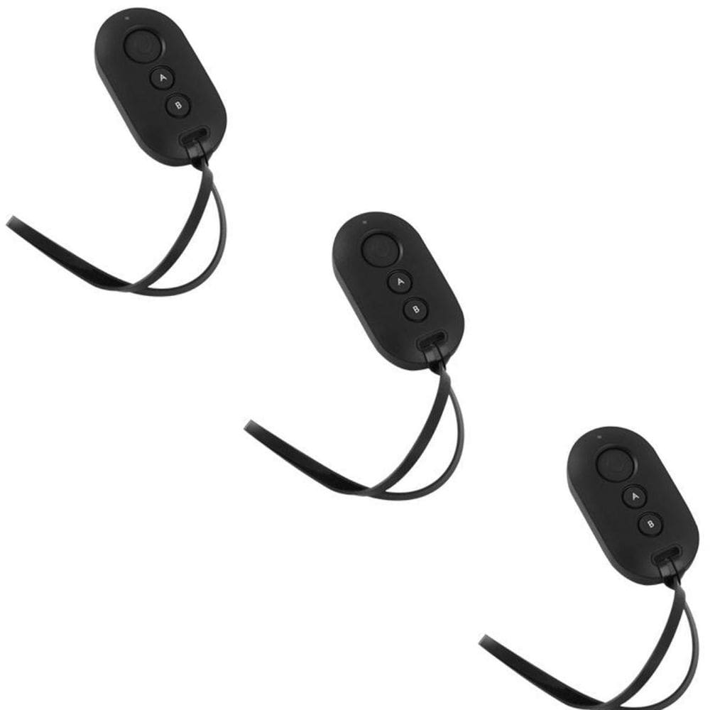 Kit 3 Controle Remoto Xac 4000 Smart Control Preto