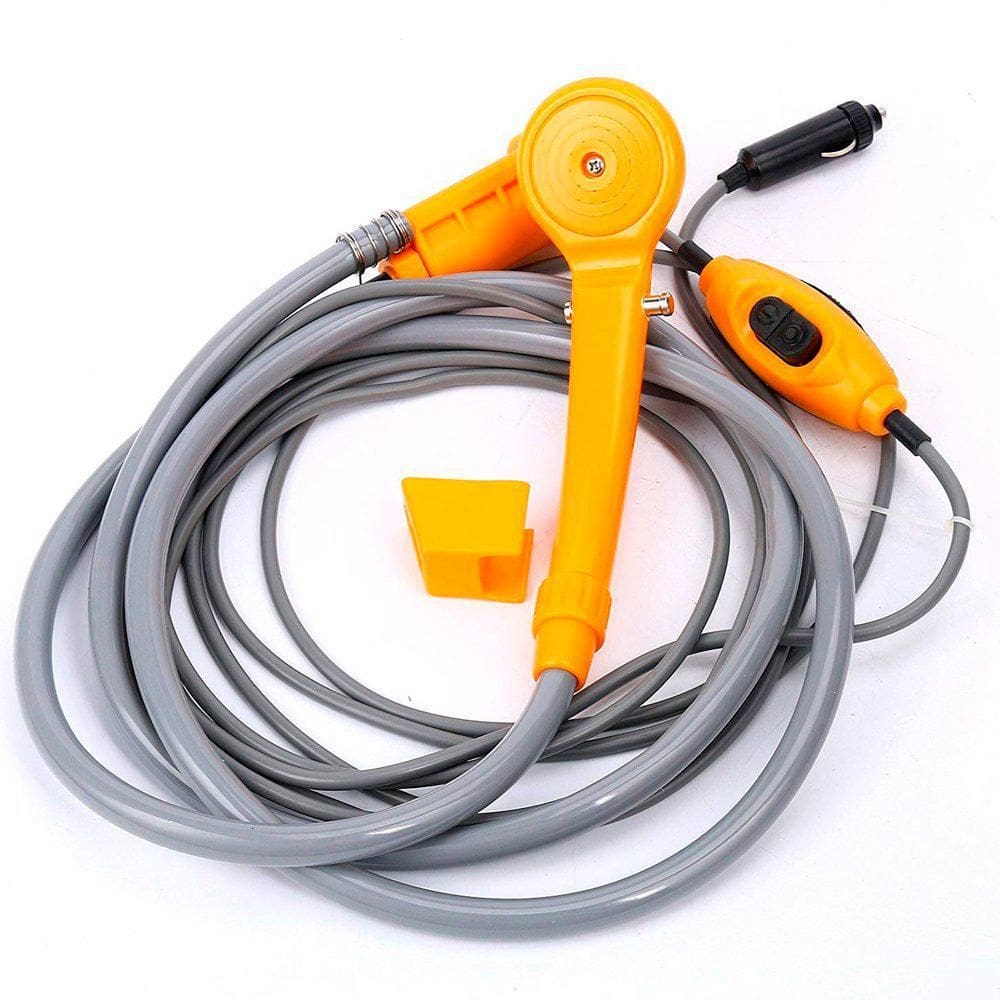 Chuveiro Ducha Portátil Camping Elétrica 12v Acendedor Carro