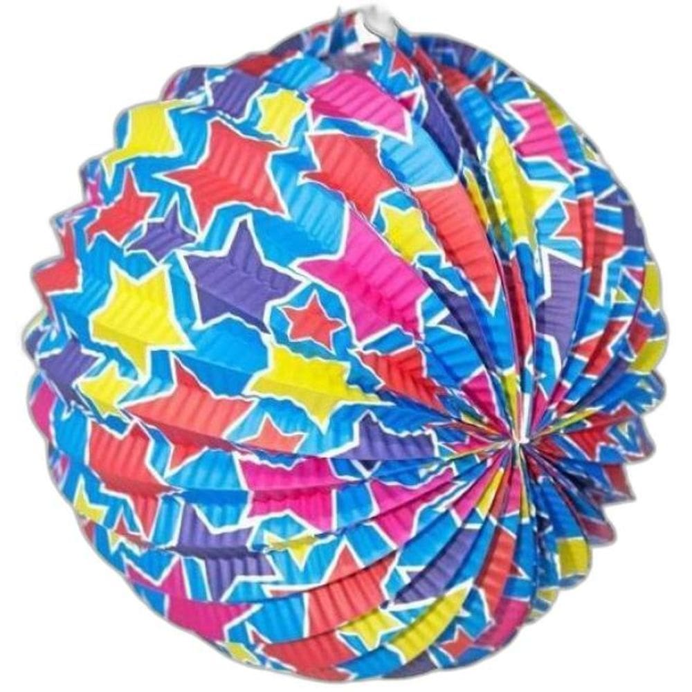 Balão Colorido Para Pendurar Festa Junina Redondo 26Cm-5Un