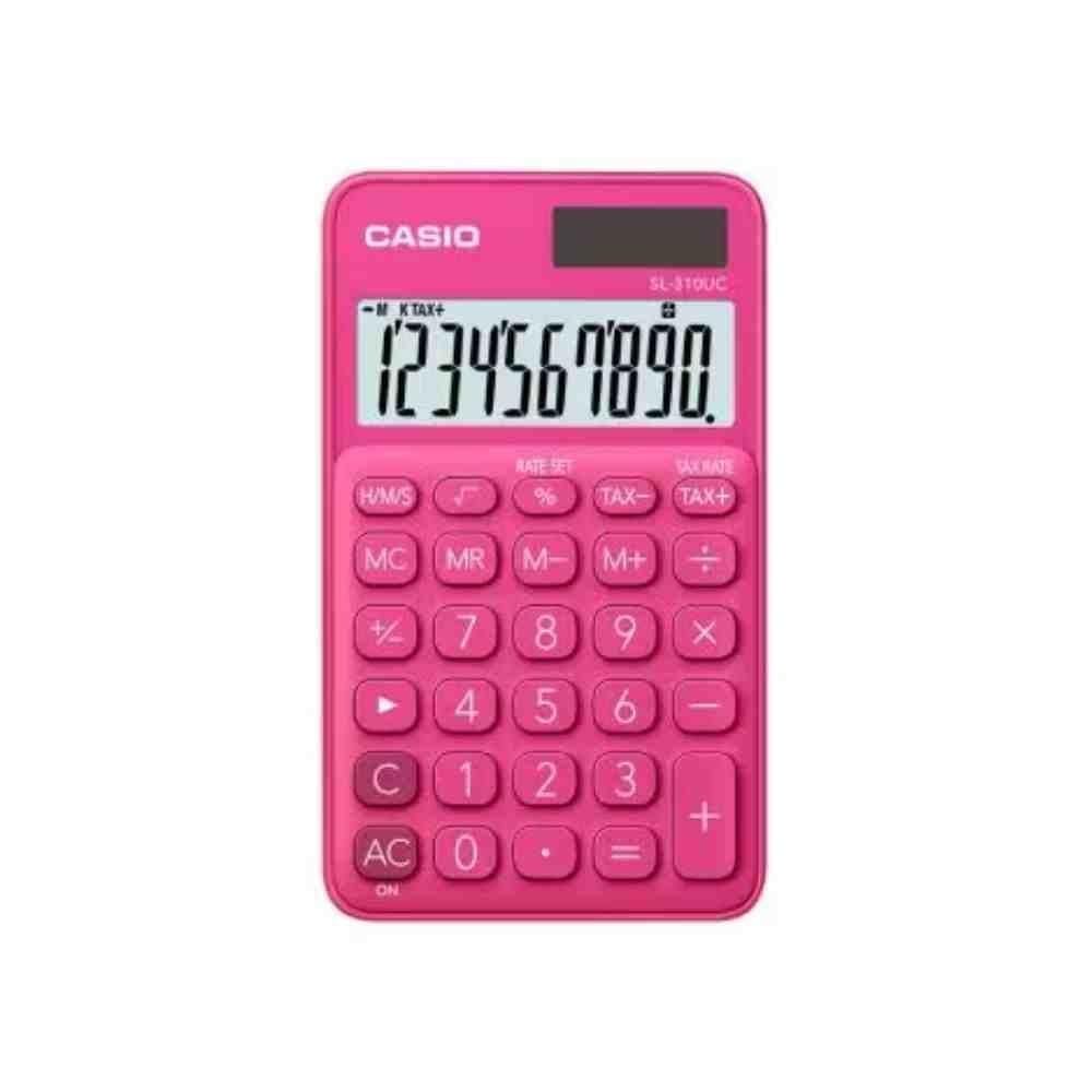 Calculadora Portátil Casio Rosa Sl-310Uc-Pl-W-Dc