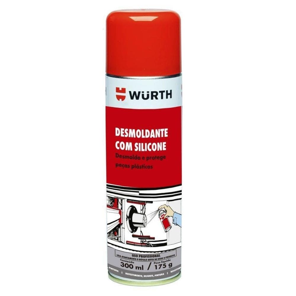 Desmoldante Com Silicone 300Ml - Wurth