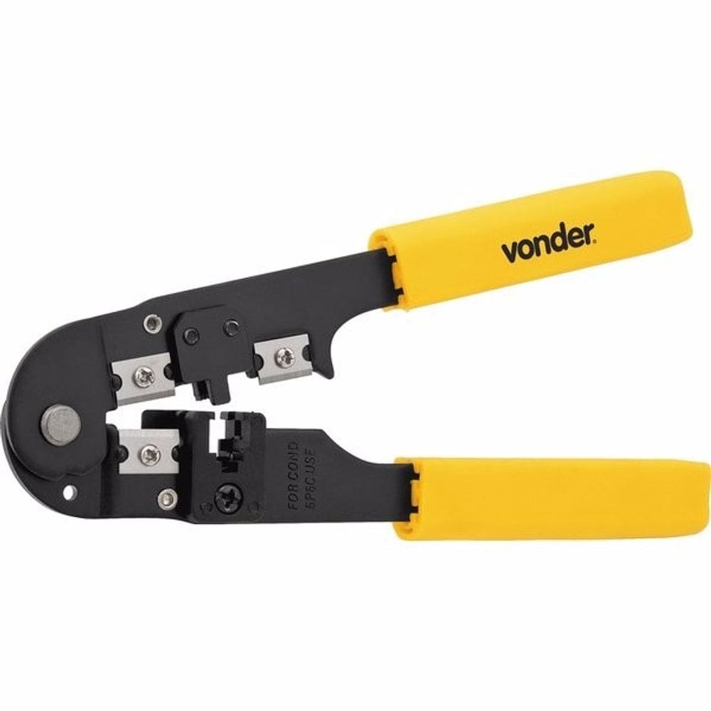 Alicate Crimpador Ac 611 Vonder Rj 11 Telefone 6 Pinos
