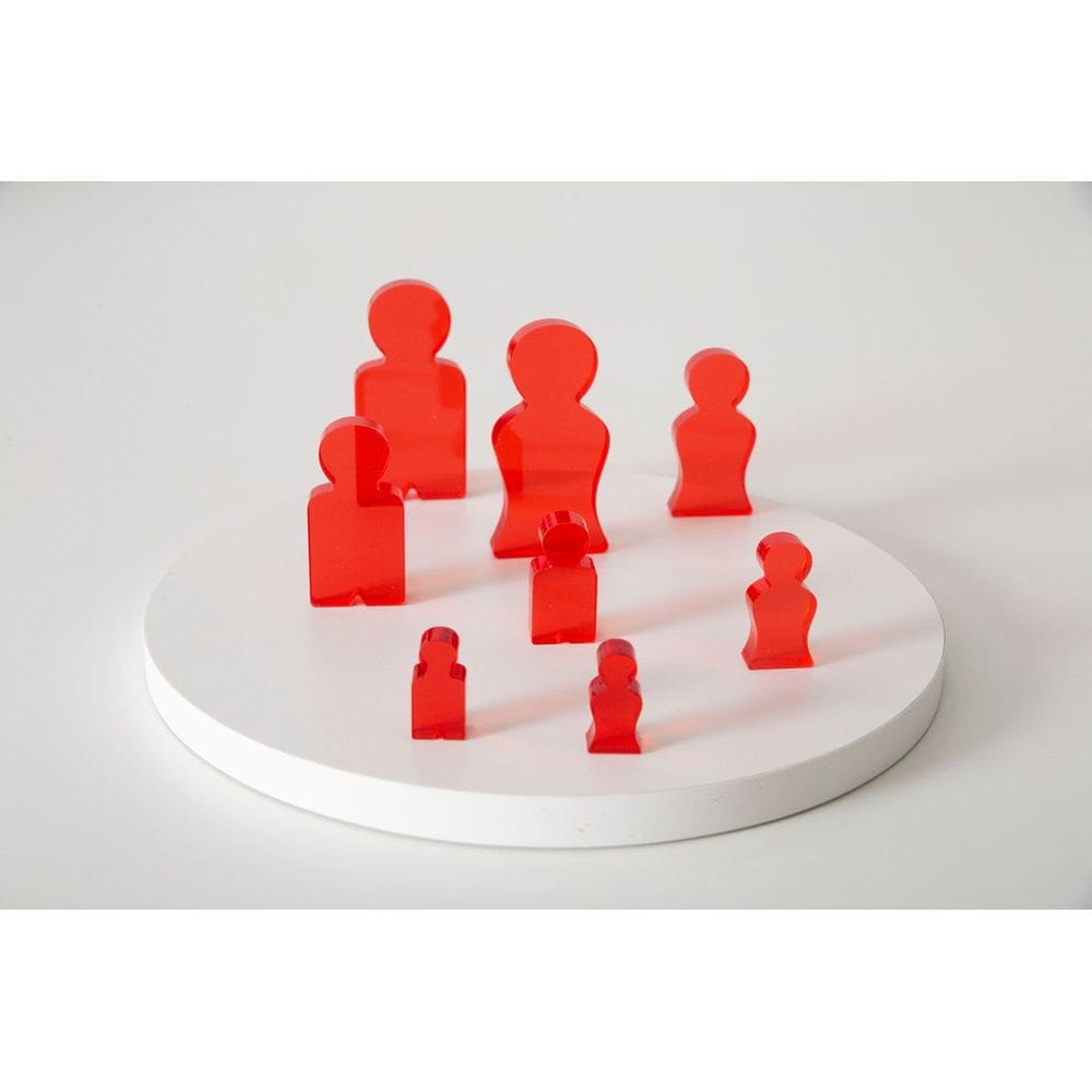 Kit Bonecos Família - 4 Gerações - Bonecos para Constelação Familiar