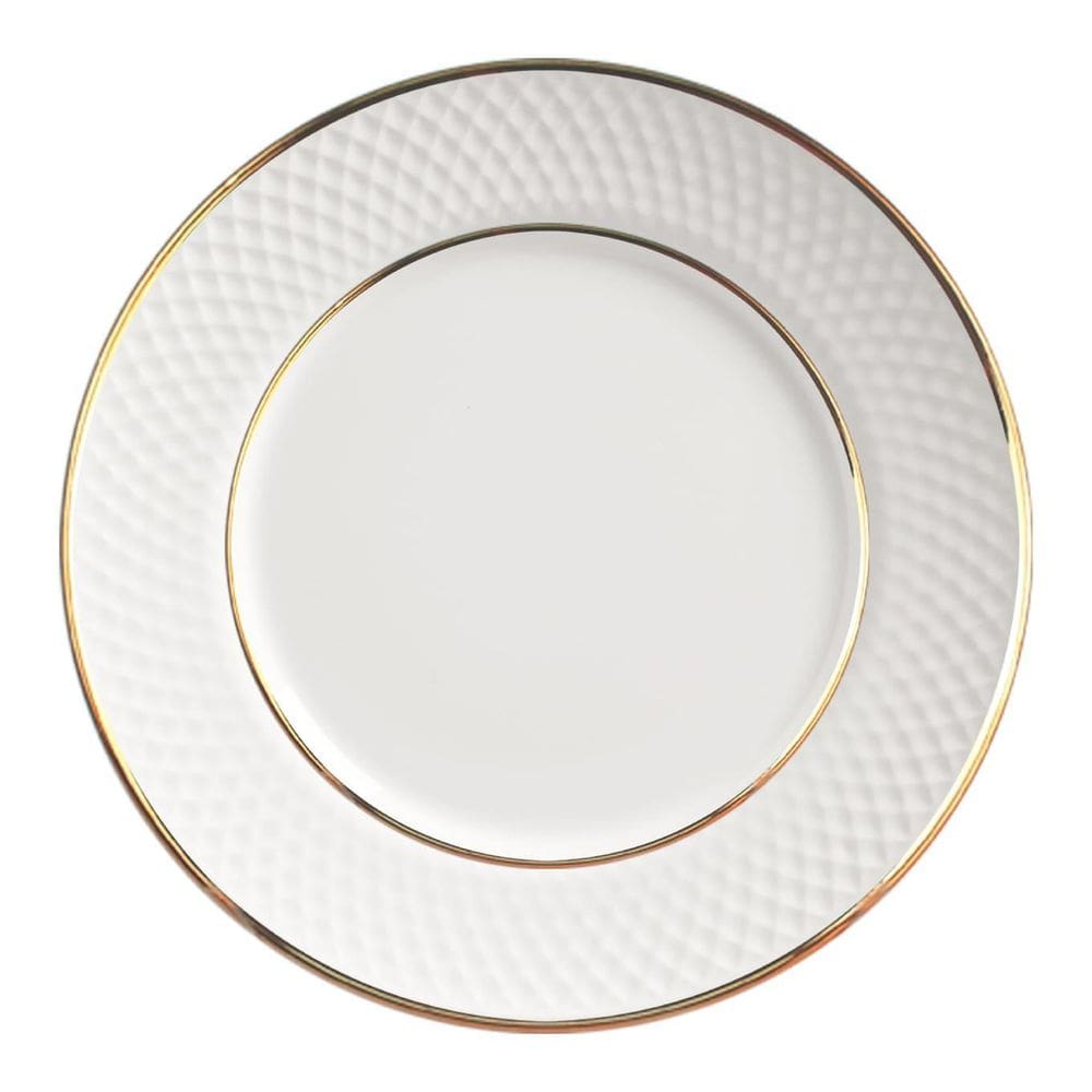 Prato Raso Cerâmica Branca 29cm - Alleanza