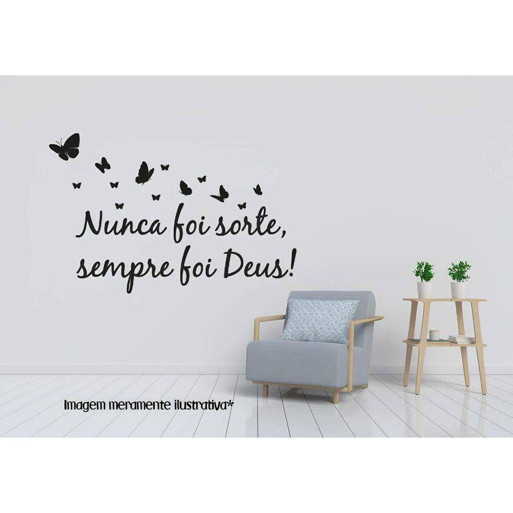 Adesivo De Parede Nunca Foi Sorte