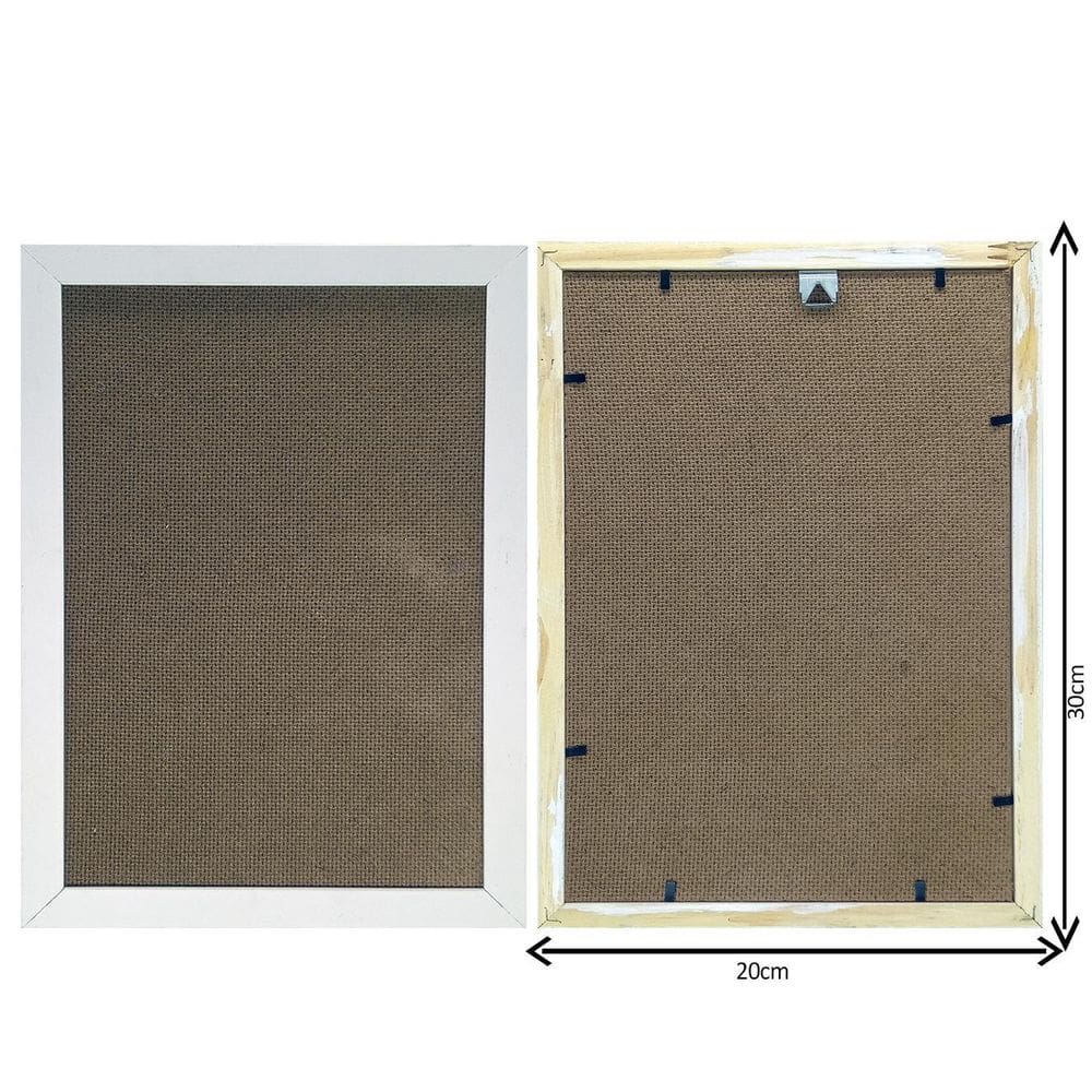 Kit 10 Porta Retrato 20X30 Moldura Branca A4  Tamanho