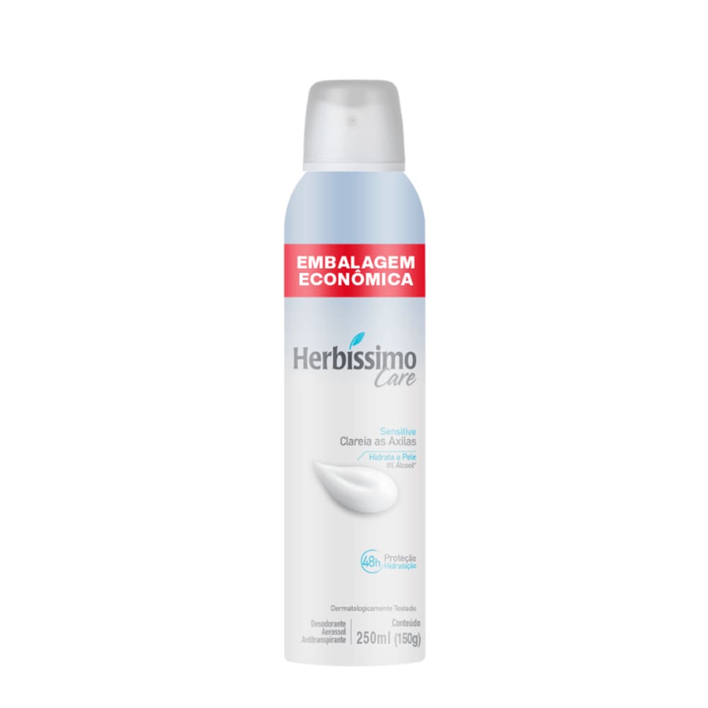 Desodorante Aerossol Antitranspirante Herbíssimo Care Sensitive 250ML