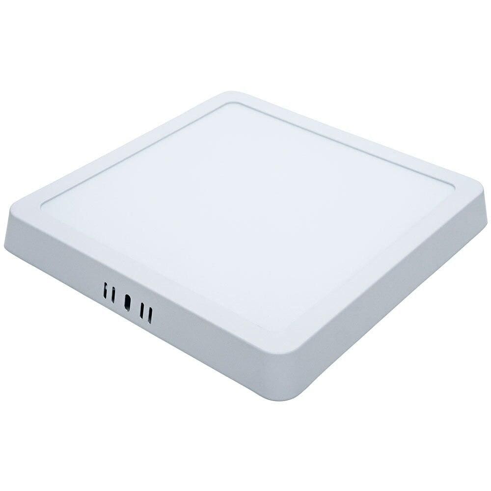 Painel Plafon LED de Sobrepor 20,5 cm Modaza Quadrado 24W, Luz Branca Neutra 4000K