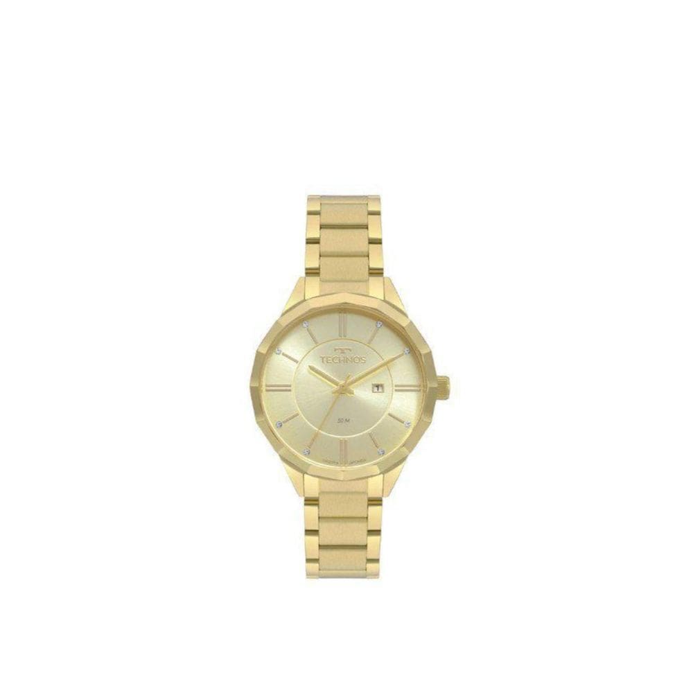 Relógio Feminino Technos Dourado 2015Ccl/K4X