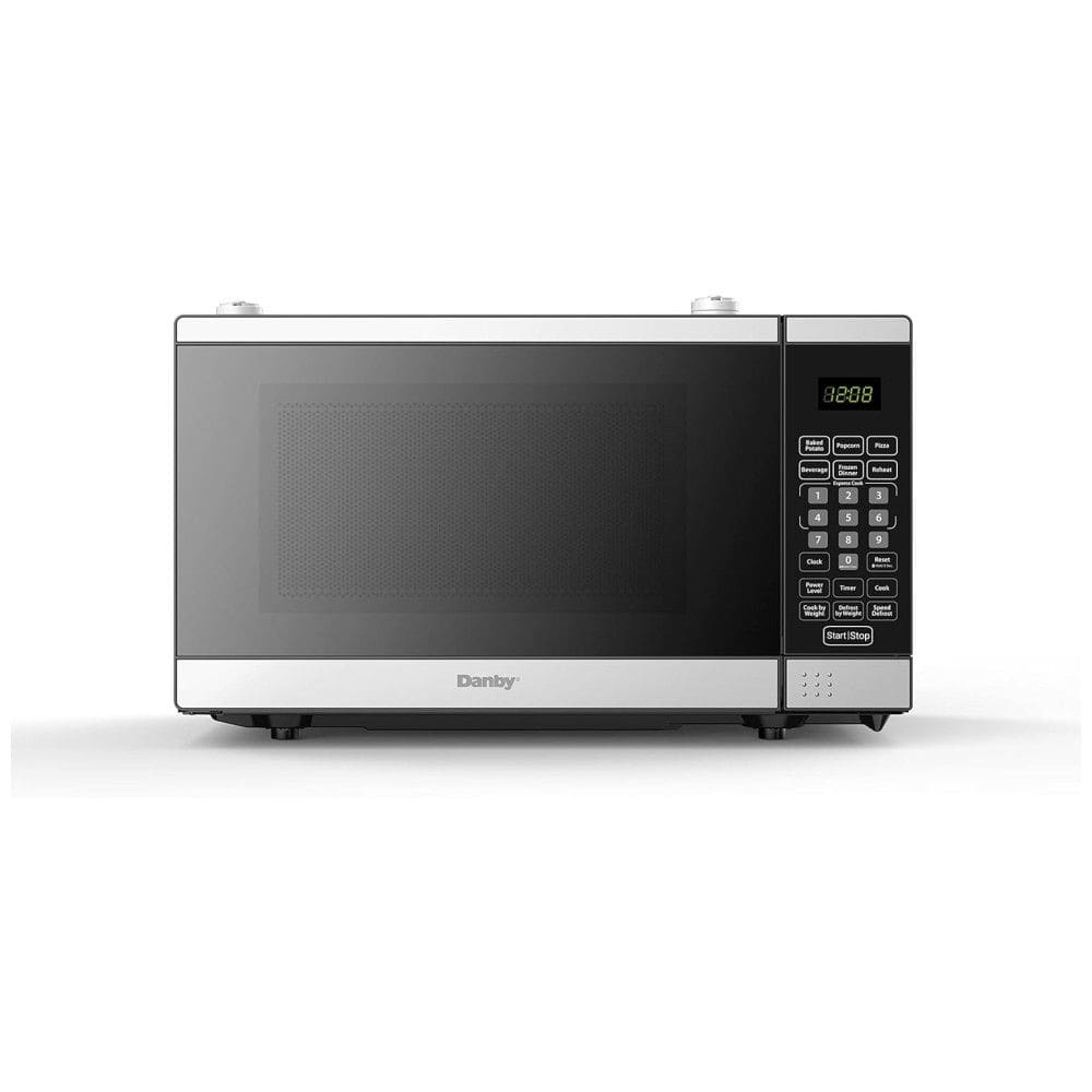 Micro Ondas de Bancada em Aço Inoxidável 19L com 6 Programas, 110V 700W, Danby DDMW007501G1, Prata
