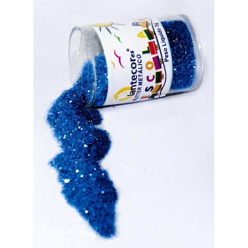Glitter Pvc Azul Royal Potes 3G.