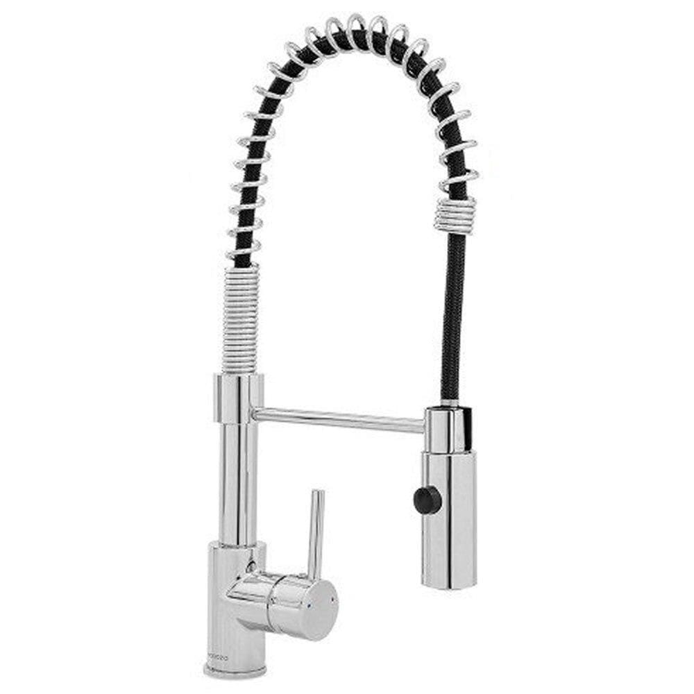 Torneira de Pia Gourmet Modaza Nobile Monocomando para Cozinha com Ducha, Cromada