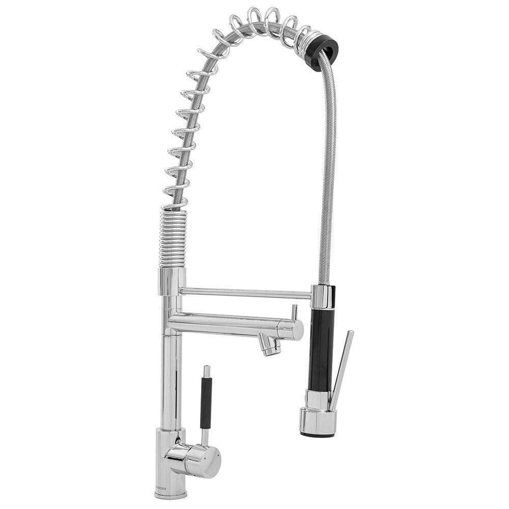 Torneira Monocomando para Cozinha Gourmet Modaza Nobile com Ducha, 69 cm, Cromada