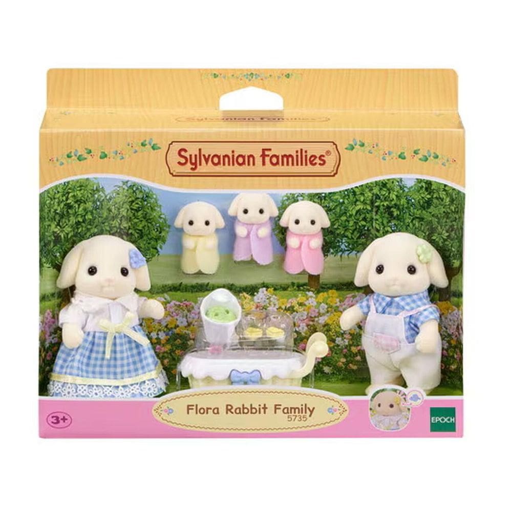 Sylvanian Families Família Dos Coelhos Floral Epoch 5735