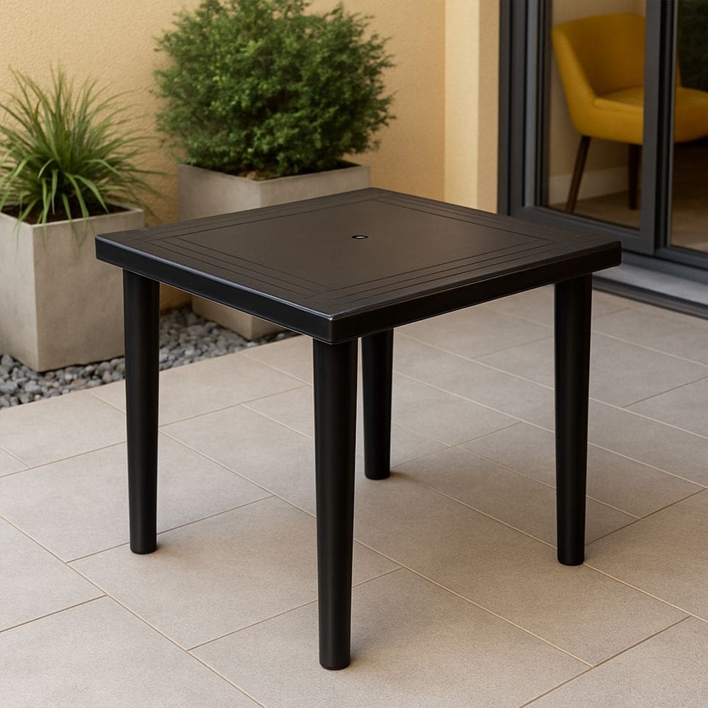 Mesa Quadrada Para Area Externa de Plastico  Área de Lazer/Piscina Bar
