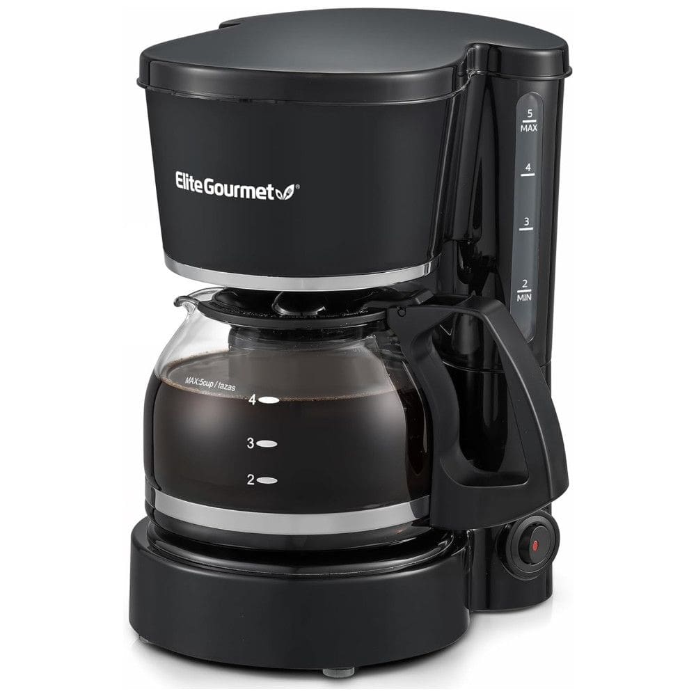Máquina de Café Elite Gourmet EHC-5055# Automática com Filtro Reutilizável, Pausa para Servir, Interruptor Liga/Desliga e Indicador de