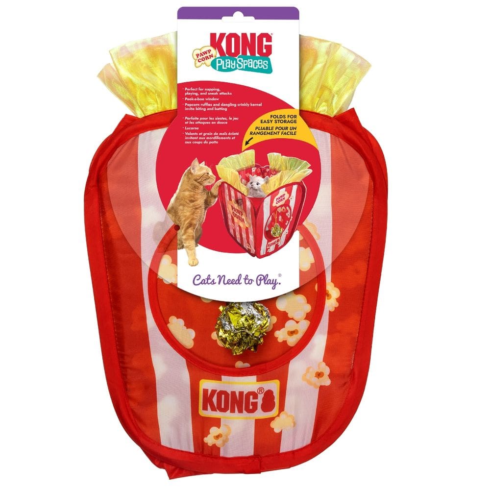 Kong Play Spaces Pawpcorn Brinquedo Interativo Para Gatos