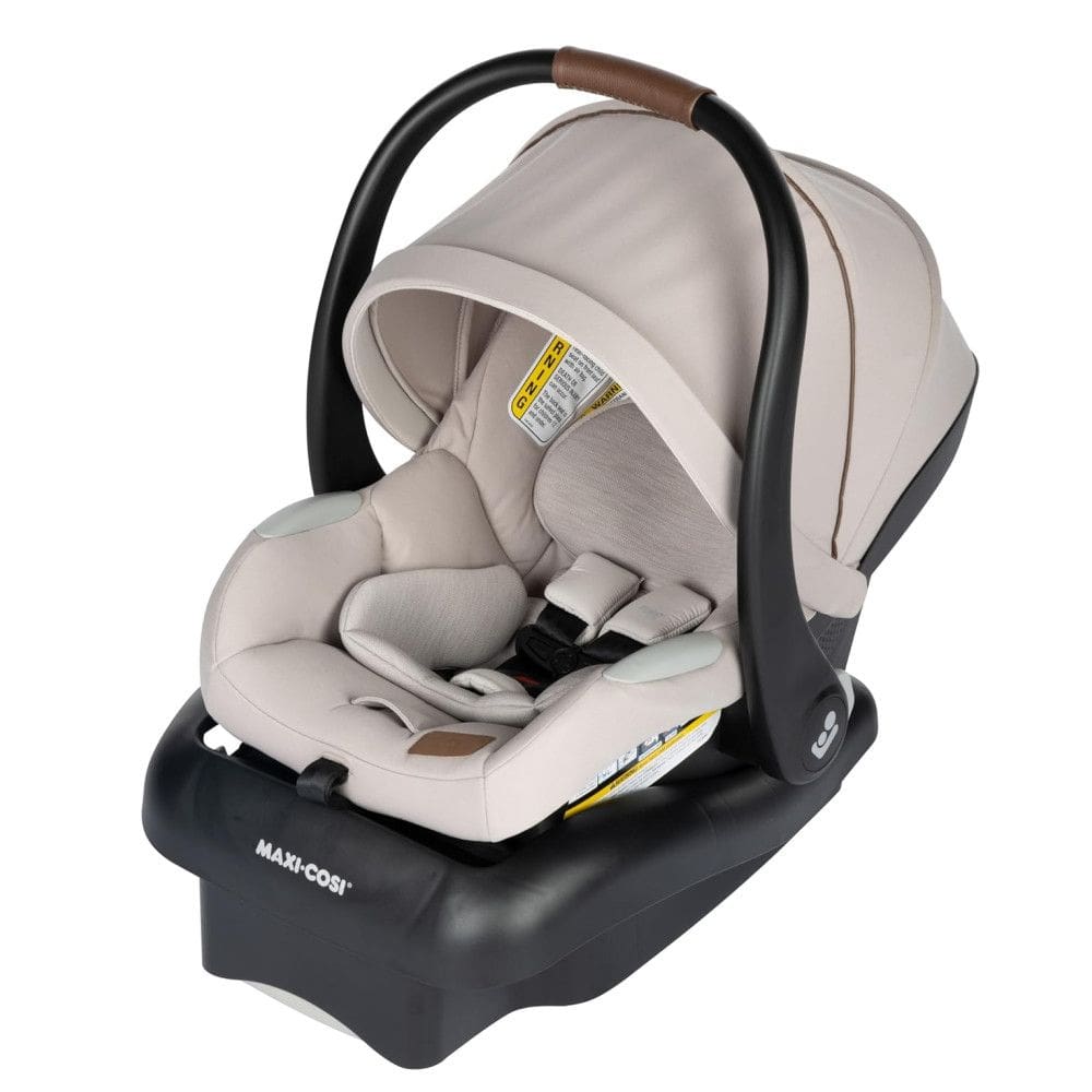 Cadeirinha de Bebê Maxi-Cosi Mico Luxe com Base, Voltada para Trás, Indicada para Bebês de 2,3 a 13,6 kg, Modelo New Hope Tan, Segurança e