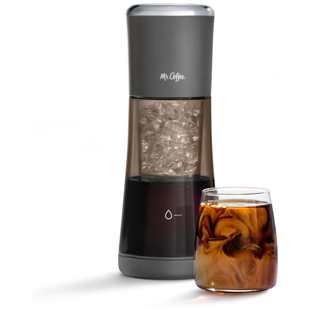 Mr. Coffee® Express Cold Brew Coffee Maker, Máquina de Café Cold Brew em 10 Minutos, Prepara café gelado rapidamente. Cor: Sake. Ideal para