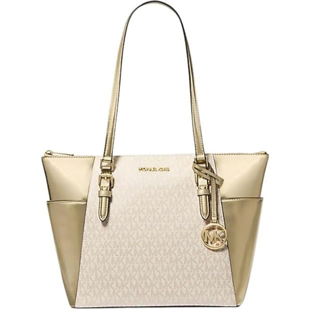 Sacola Michael Kors feminina Charlotte Large Plgold