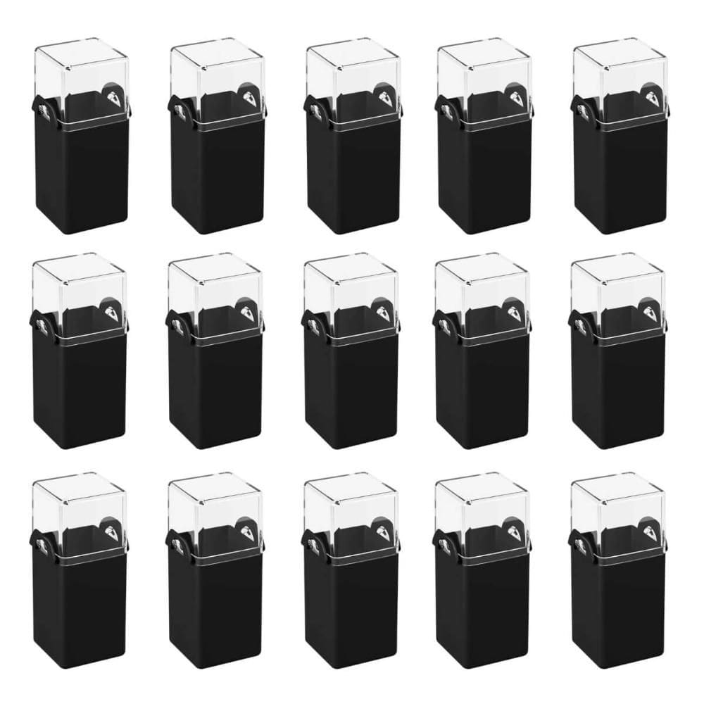 Kit 15 Paliteiros de Mesa Porta Palitos Coza 5x4x9cm Plástico Restaurante Buffet