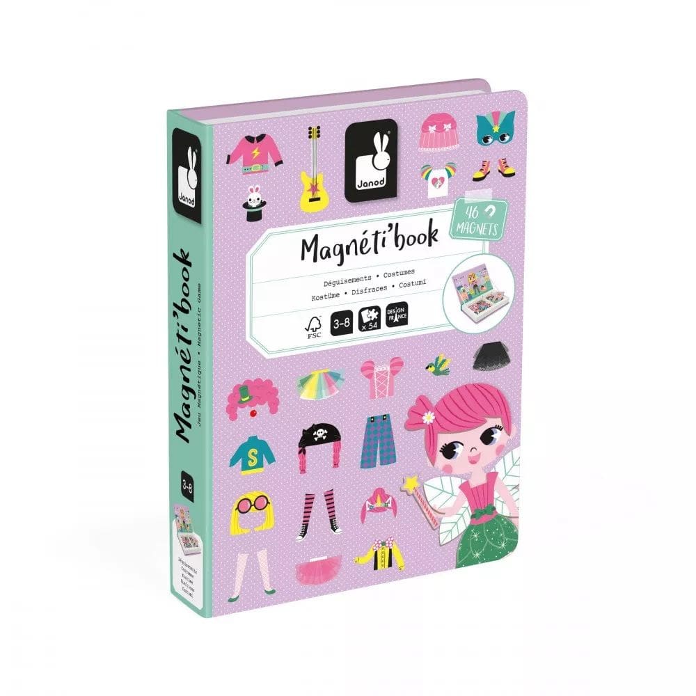 Livro Magnético Fashion 54 Peças - Janod