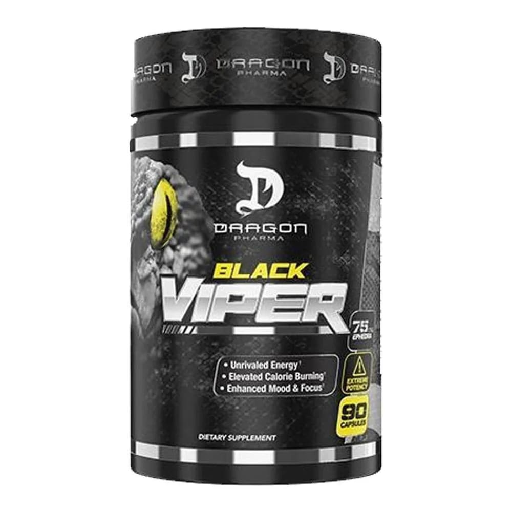 Bla ck Vip er Termo Dra gon 90Caps - EUA