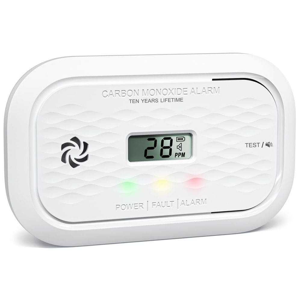 Detector de monóxido de carbono Putogesafe com bateria LCD de 10 anos