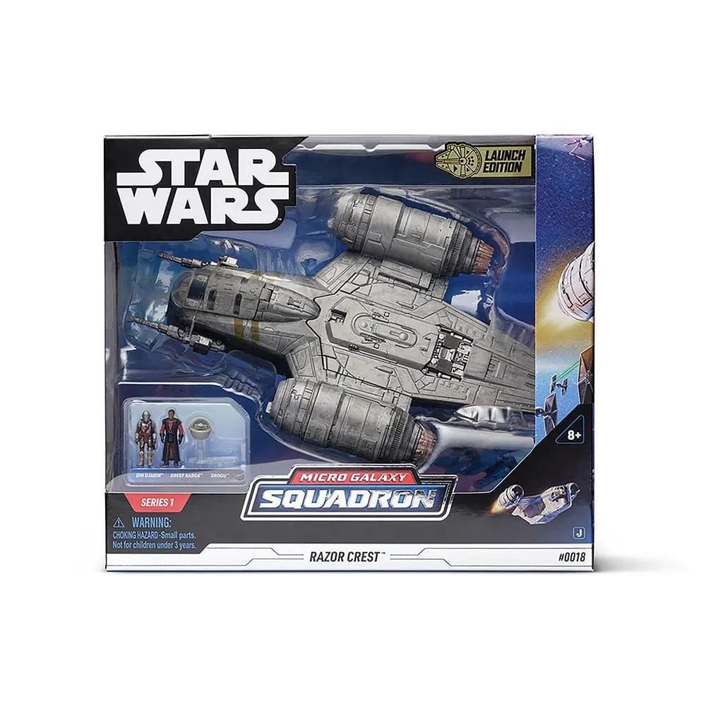 Star Wars Nave Razor Crest 20Cm Com Figura Sunny 3443