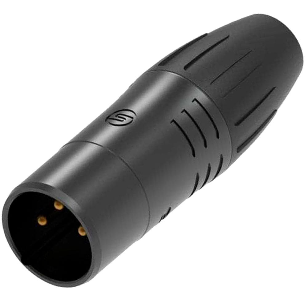 Conector Xlr Macho Seetronic Scwm3-B Prova D`Água