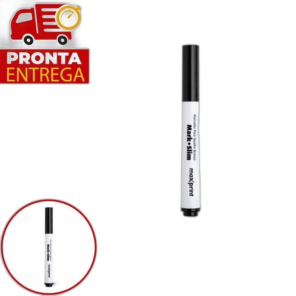 Marcador Quadro Branco Preto Maxprint
