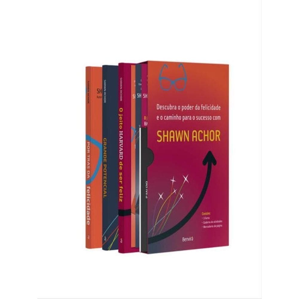 Combo Descubra O Poder Da Felicidade E O Caminho Para O Sucesso Com Shawn Achor- 1ª Edição 2023