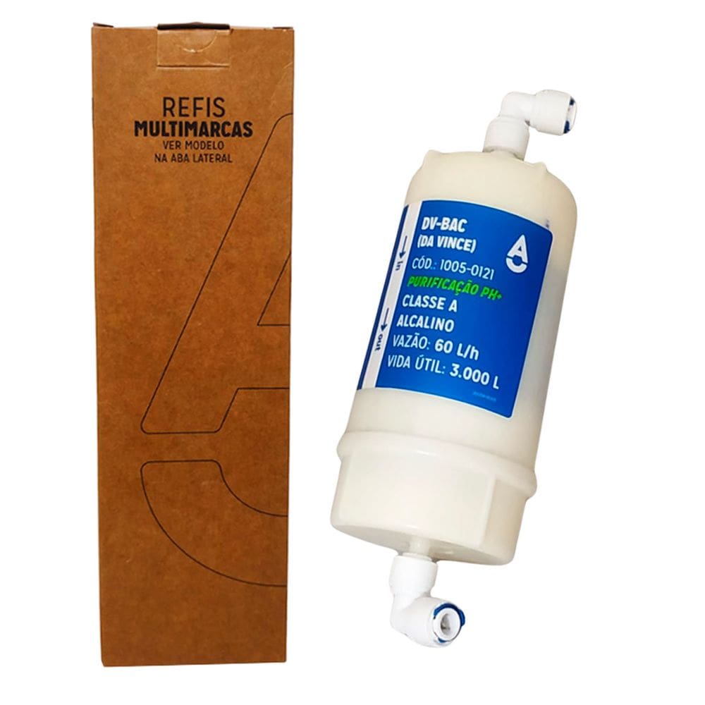 Pré Filtro Purificador Água Alcalina Classe A Universal Mangueira 1/4