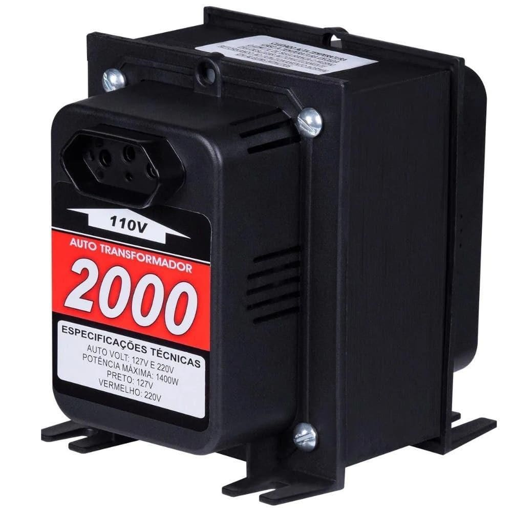 Transformador de Voltagem 2000VA 1400W Bivolt EVAT2000 EVALD