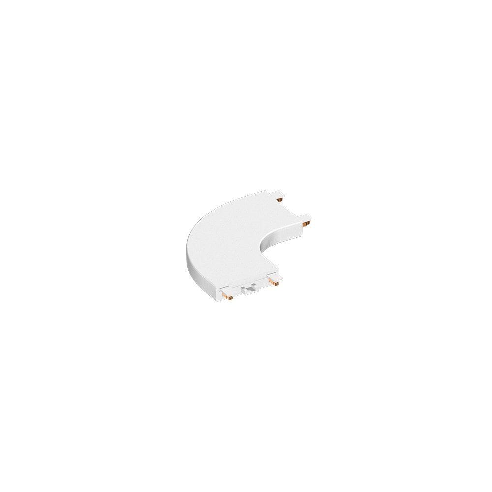 Emenda para Trilho Magnético Nordecor Magnetic Track Kay 6718 90° Branco