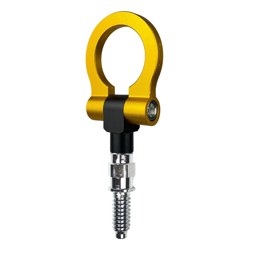 Tow Hook Engate Reboque Carro Camionete Universal Amarelo