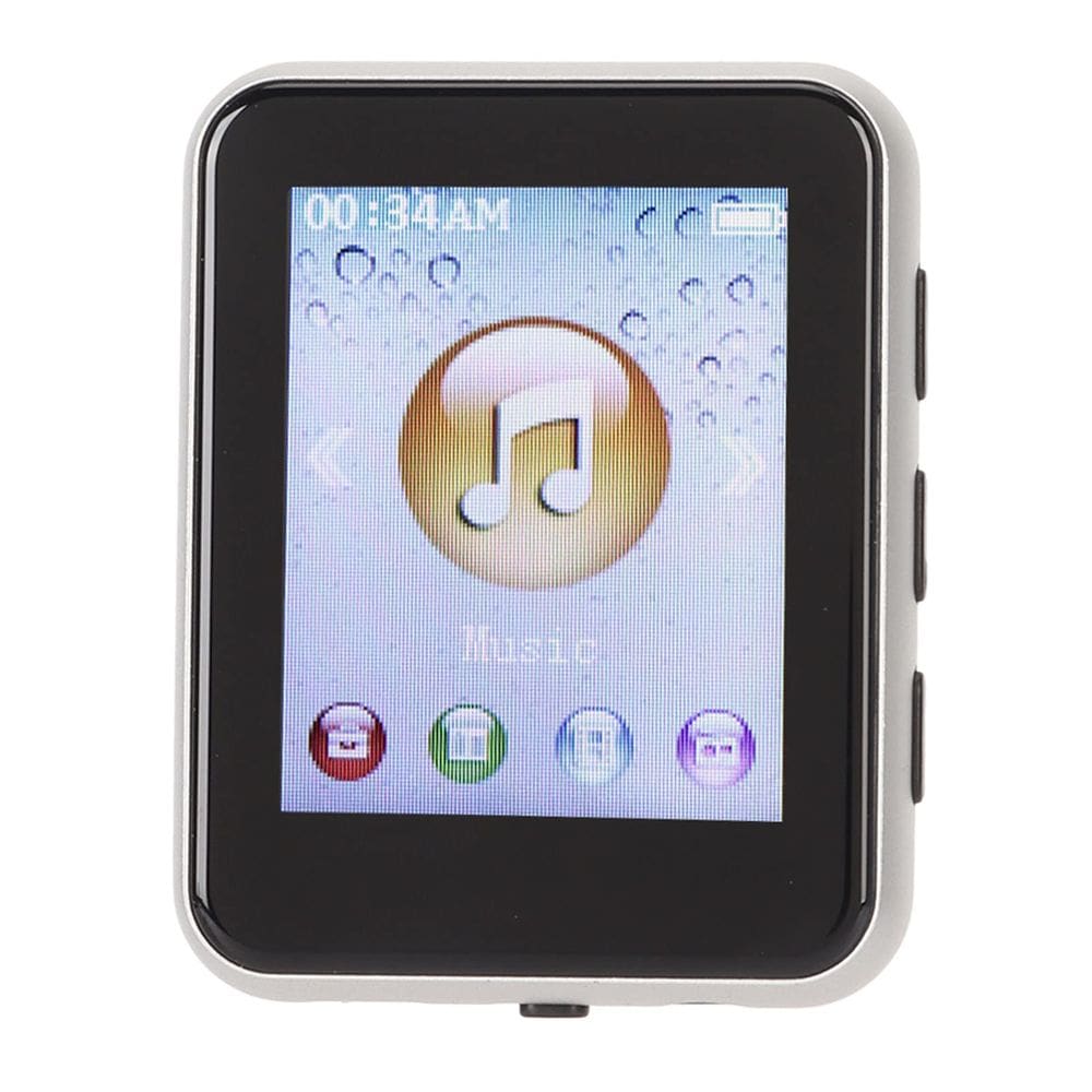 Leitor de MP3 Serounder 1,8" com tela de toque completa de 8 GB Bluetooth 5.0