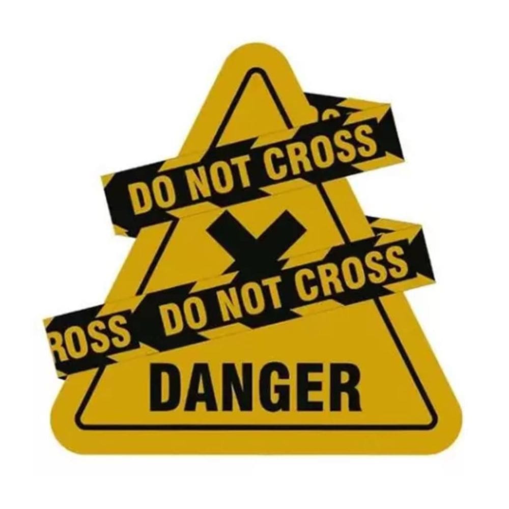 Mousepad / Imã Decorativo Em Neoprene Colorfun Danger