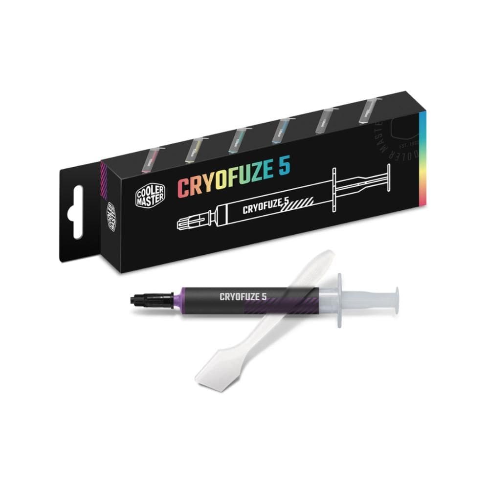 Pasta Térmica Cooler Master Cryofuze 5 Magenta - Seringa 3g - 12.6 W/m-K - MGY-ADSR-N03G-R1