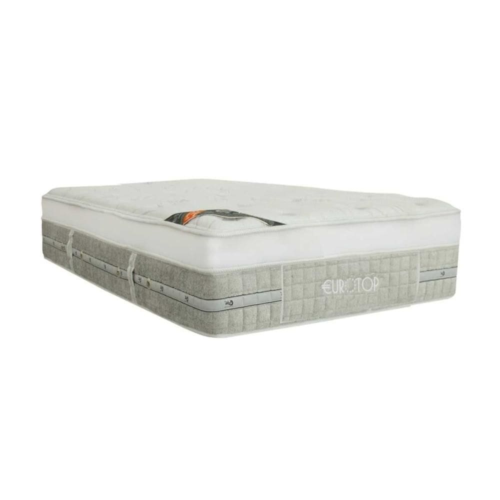 Colchão Solteiro Espuma Viscoelástico Visco Molas Ensacadas Eurotop Summer Winter Euro Pillow (78x188x34) - Castor