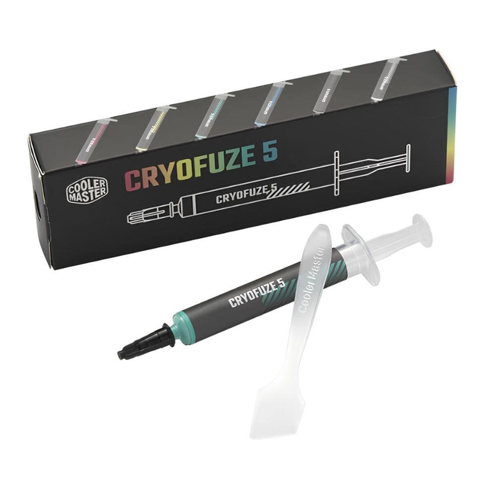 Pasta Térmica Cooler Master Cryofuze 5 Cyan - Seringa 3g - 12.6 W/m-K - MGY-ADSG-N03G-R1